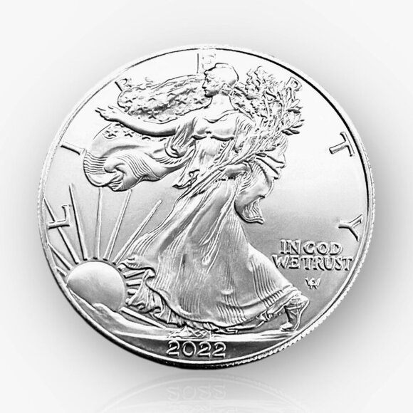 2022 American Silver Eagle Coin Silver Bullion One Dollar Liberty Eagle Design - Picture 10 of 14